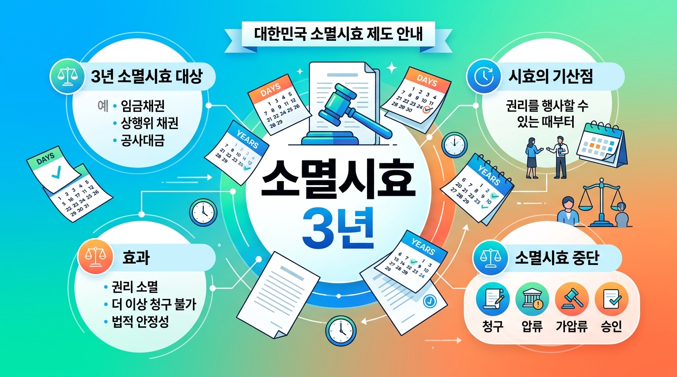 학폭 피해자 소멸시효 3년 인포그래픽