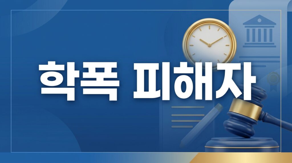 학폭 피해자 손해배상 청구 골든타임 썸네일